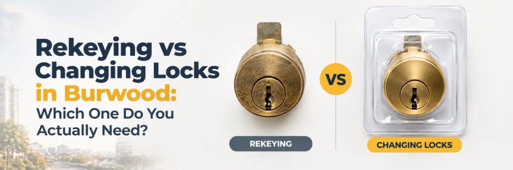 Rekeying vs Changing Locks in Burwood: Which One Do You Actually Need?